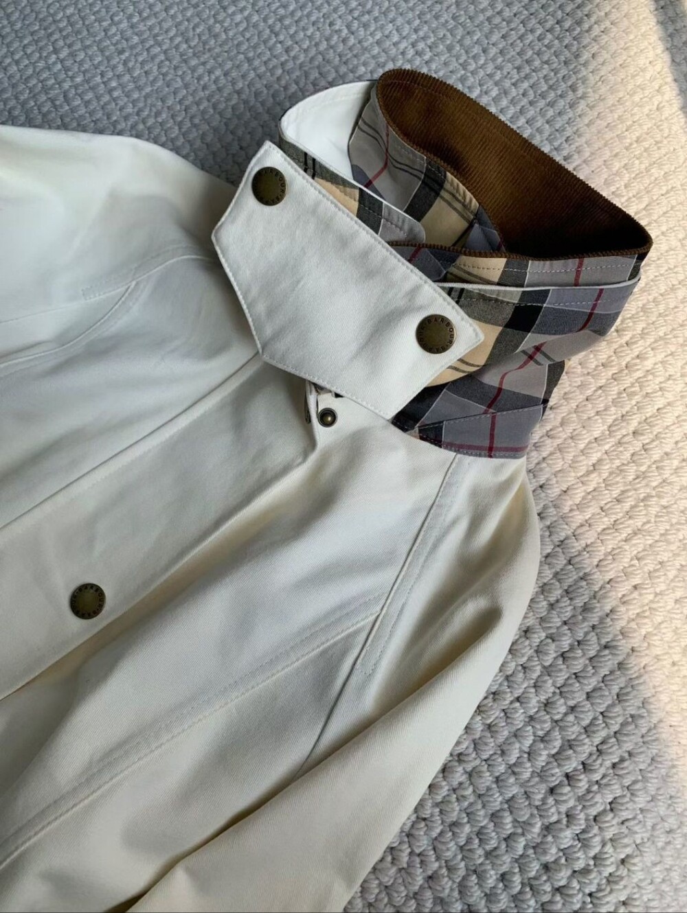 Barbour Cropped Beadnell Casual Jacket - Picture 8 of 9